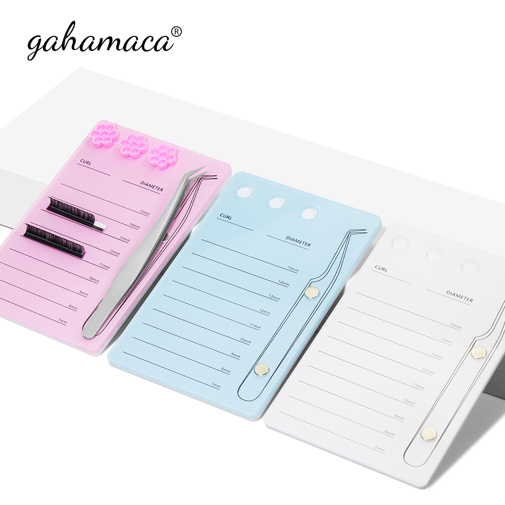 Eyelash Extension Usa - GAHAMACA acrilico Lashes Holder Pad Individual