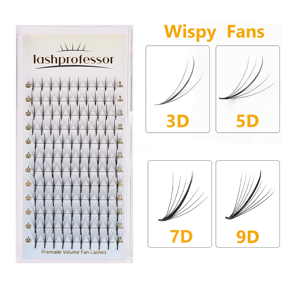 Eyelash Extension Fan - 3D-15D Ventole preconfezionate sottili Base a