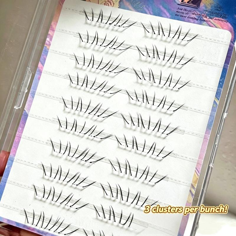Eyelash Extension With Glue - Set di Extension Ciglia Inferiori Naturali