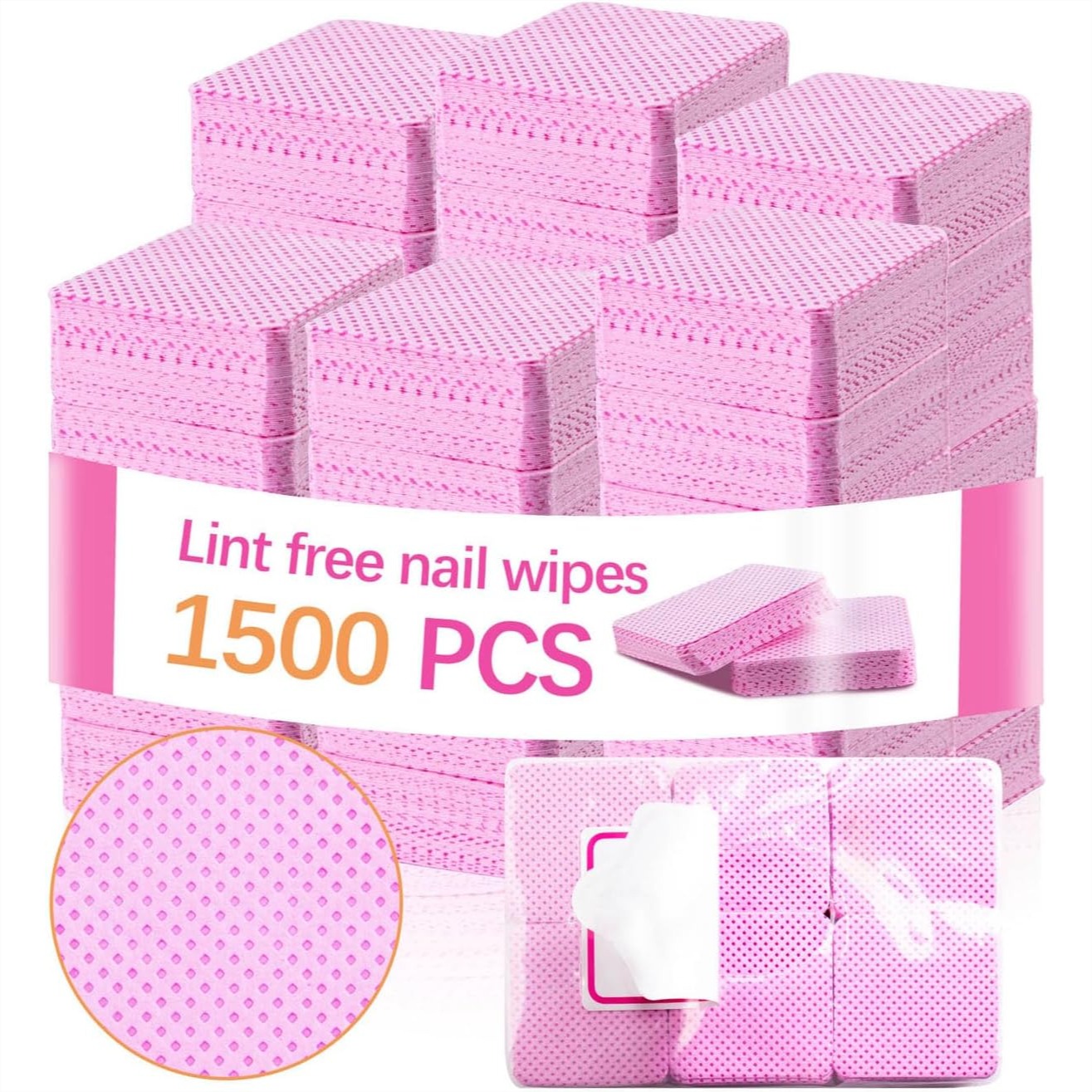 Eyelash Extensions - 1500 Pezzi Salviette Senza Pelucchi per