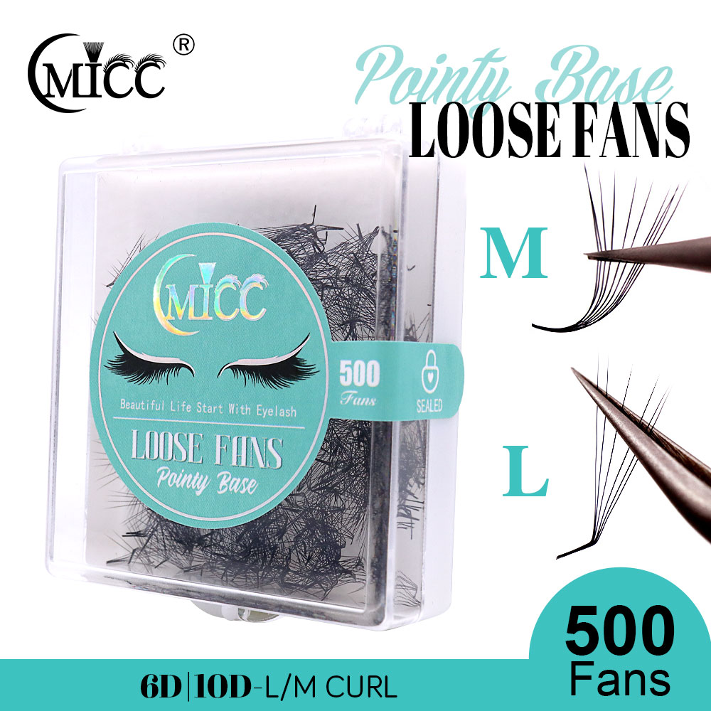 Eyelash Extension Fox Eye - 500 Ventole 6D 6mm 10D ML