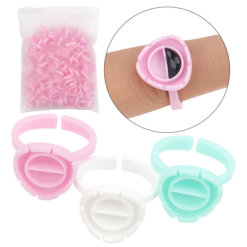 Eyelash Extension Fan - 100Pcs usa e getta Extension ciglia