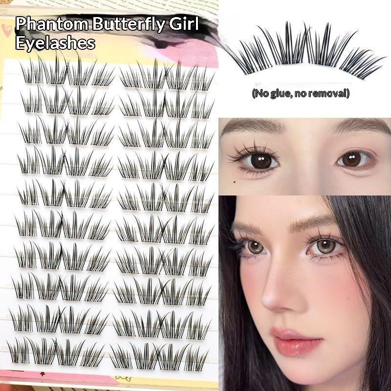 Eyelash Extension With Glue - Ciglia Finte Naturali a Ciuffetti Singoli