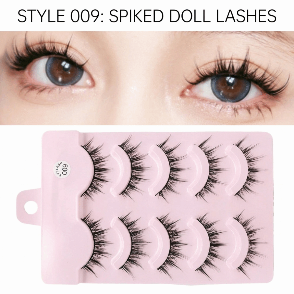 Eyelash Extension Fox Eye - Ciglia Finte Trendy Nere Effetto Fox