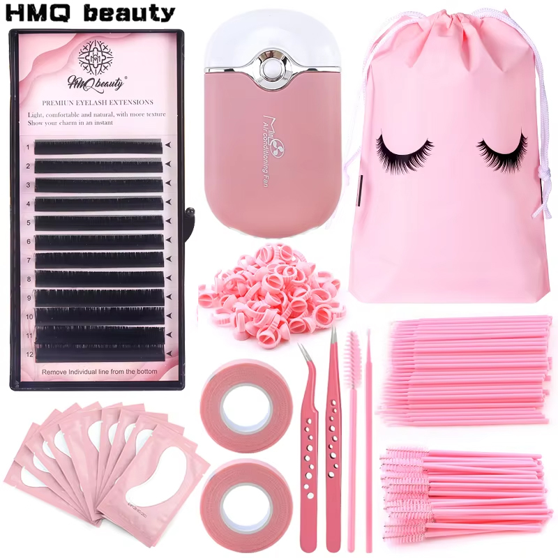 Eyelash Extension Fan - 268PCS Kit di estensioni delle ciglia