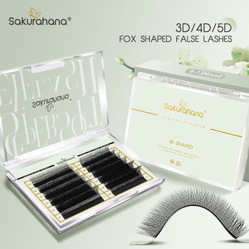 Eyelash Extension Fox Eye - SAKURAHANA Ciglia Finte a Forma di