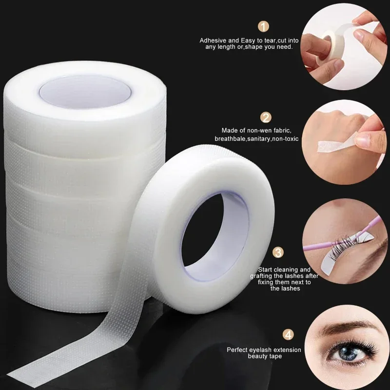 Eyelash Extension Usa - Nastro Trasparente Microporoso Traspirante per Ciglia