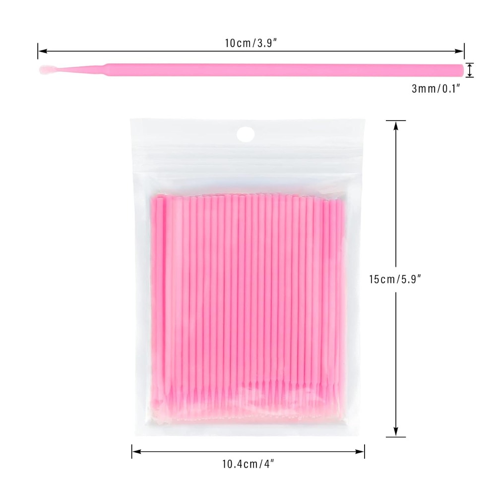 Eyelash Extensions - 500 Pezzi di Bastoncini di Cotone