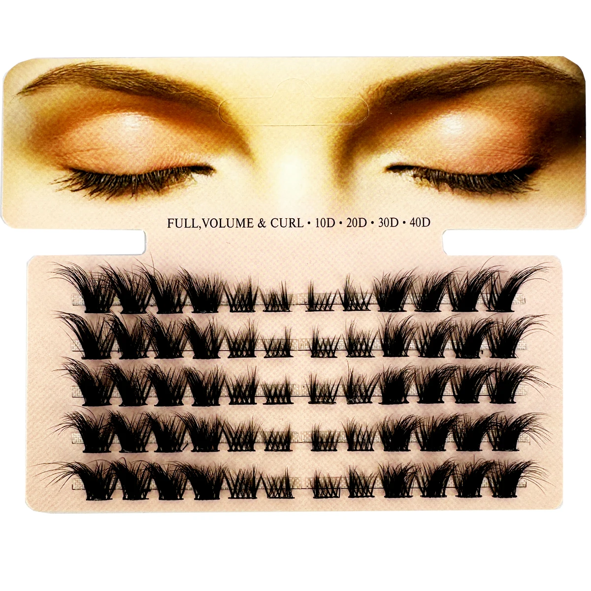 Eyelash Extension Fox Eye - Extension ciglia 3D effetto voluminoso, a