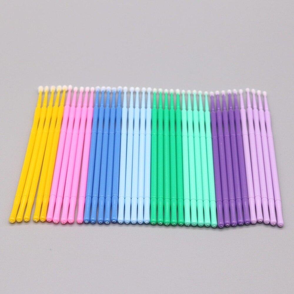 100 pz/lotto Micro Pennelli Mo - Eyelash Extension Uv Glue recensione e prezzo