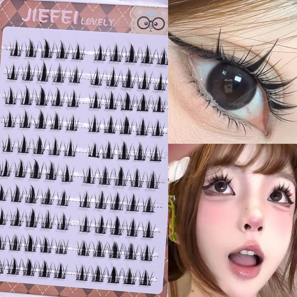 Ciglia finte a 10 file conigli - Eyelash Extension Uv Glue recensione e prezzo