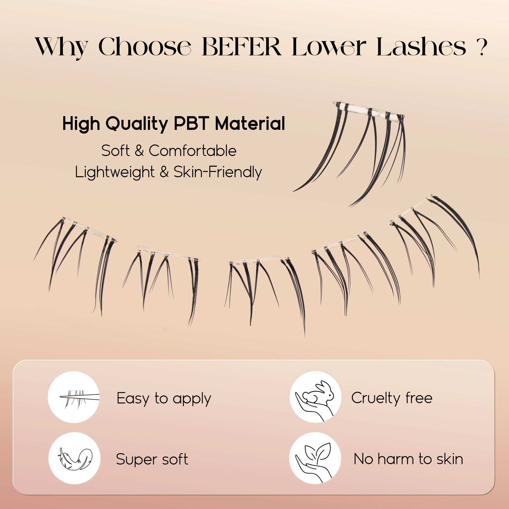 Ciglia Finte Inferiori Befer S - Eyelash Extensions recensione e prezzo