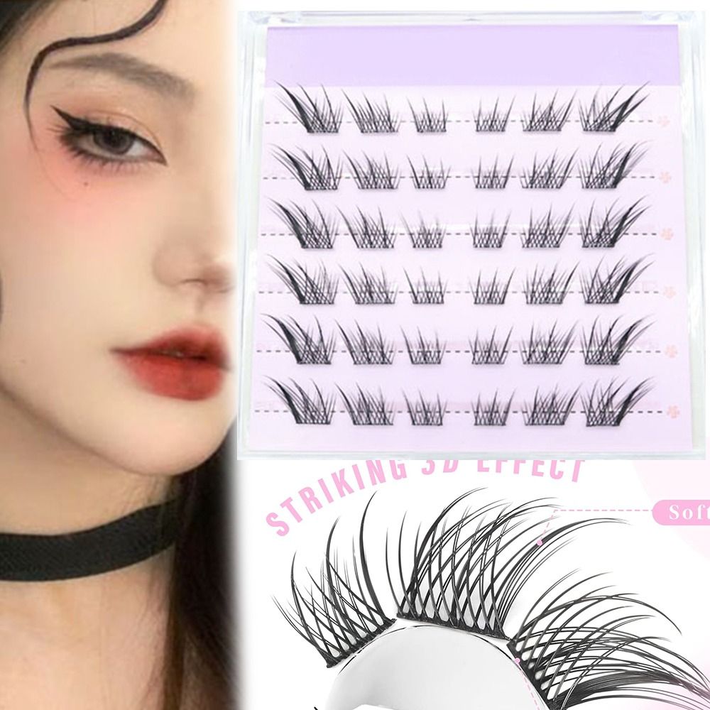 Nuovo 3D Cat Eye Ciglia autoad - Eyelash Extension Fox Eye recensione e prezzo
