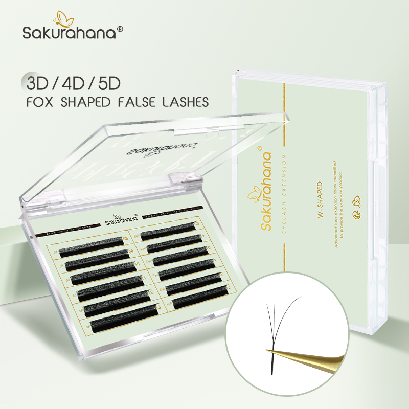 SAKURAHANA Ciglia Finte a Form - Eyelash Extension Fox Eye recensione e prezzo