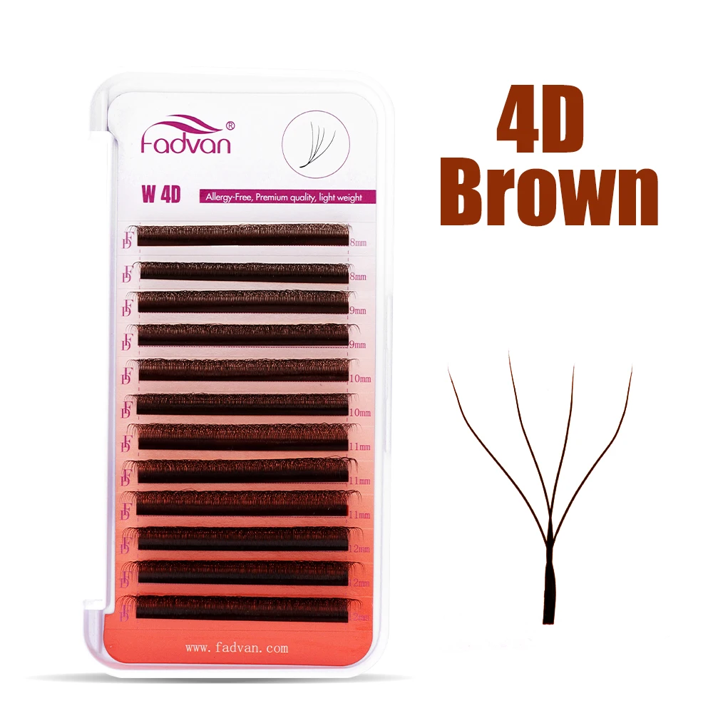FADVAN Marrone 3D/4D W Forma D - Eyelash Extension Fan recensione e prezzo