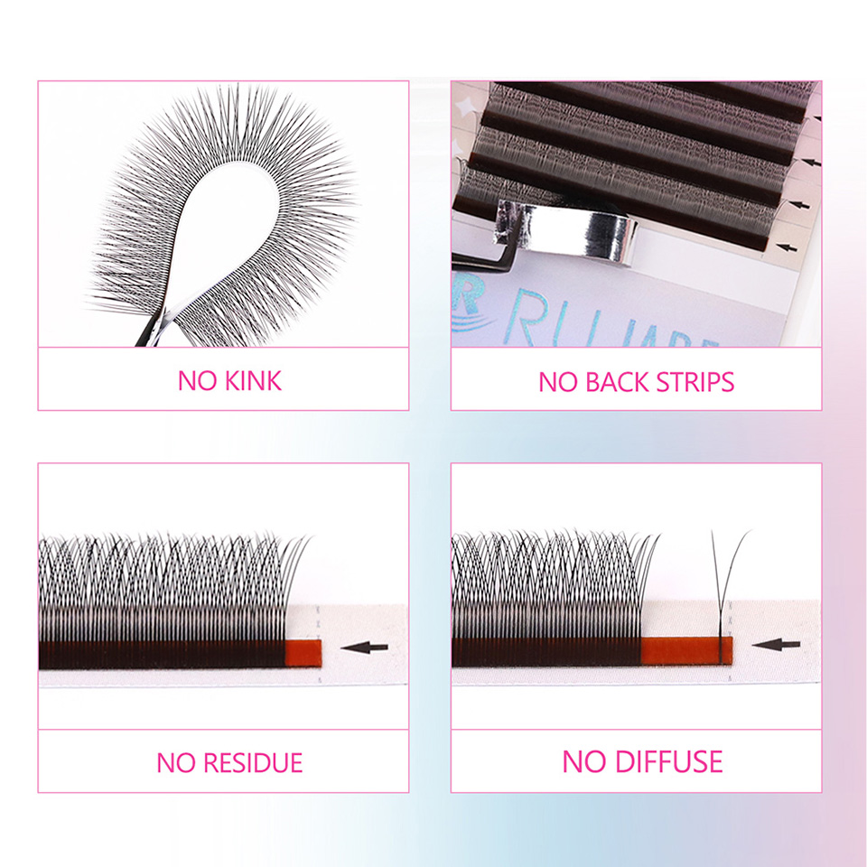 RUJADE Ciglia a Y 2D con Rete  - Eyelash Extension Yelix recensione e prezzo