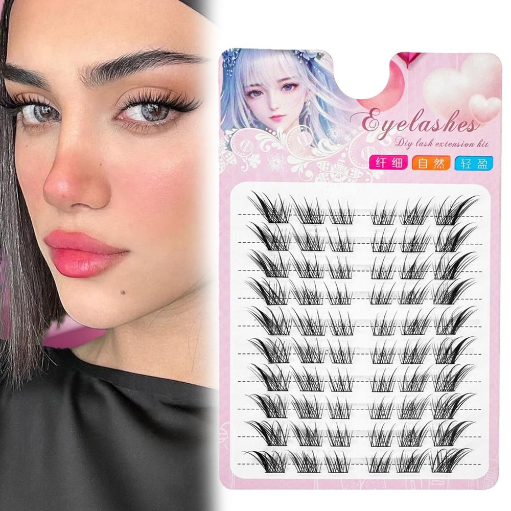 Donne Bellezza 3D Cat Eye Clus - Eyelash Extension Fox Eye recensione e prezzo